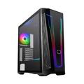 Cooler Master MasterBox 540 - ARGB ATX Gaming-PC-Gehäuse, Mid-Tower-Gehäuse mit Seitenteil aus gehärtetem Glas, 1 x 120-mm-ARGB-SickleFlow-Lüfter, Luftstromkonfigurationen, inkl. ARGB-Controller