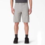 Dickies Men's Flex Cooling Regular Fit Cargo Shorts, 11" - Nickel Gray Size 40 (SR607)