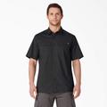 Dickies Men's Short Sleeve Ripstop Work Shirt - Rinsed Black Size 3Xl (WS554)