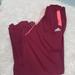 Adidas Pants & Jumpsuits | Adidas Exercise/Sports Pants, Zipup | Color: Red | Size: M
