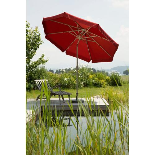Schneider Schirme Sonnenschirm Orlando, ohne Schirmständer rot Sonnenschirme -segel Gartenmöbel Gartendeko