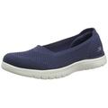 Skechers Women's On-the-go Flex Wonderous Pumps,Navy Textile Trim,6 UK