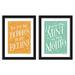 East Urban Home You Put the Bubbles in My Belini & You're the Mint on My Mojito - 2 Piece Print Set on Canvas Canvas | Wayfair