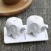 Dakota Fields Coella Eager Elephants Salt & Pepper Shaker Set Ceramic in White | 2.4 H x 5.5 W in | Wayfair B93609B3026D491CBA7ECFDD4440F697