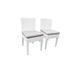 Latitude Run® Jedadia Patio Dining Side Chair Wicker/Rattan in White | 35 H x 20 W x 18 D in | Wayfair 4CDF285233F94F6AB543F9BBF0C02CC0