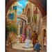 Bloomsbury Market Purim in Jerusalem - Painting Print on Canvas in Black | 35 H x 27 W x 2 D in | Wayfair 73D99FD0FB80438B89F742169D98146F