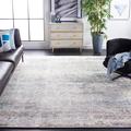 Blue/Gray 120 x 96 x 0.31 in Indoor Area Rug - 17 Stories Tiffany Abstract Hand Knotted Wool & Silver/Blue Area Rug Viscose/Cotton/Wool | Wayfair