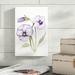 August Grove® Easter Blessing Flowers VIII by Kathleen Parr McKenna - Unframed Painting Print on Canvas in Indigo | 12 H x 8 W x 1.25 D in | Wayfair