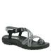 Skechers USA Reggae Irie Mon - Womens 10 Black Sandal Medium