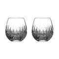 Waterford 1060652 Mara Stemless Wine, Set of 2, Crystal, Clear