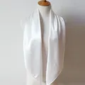 90*90cm foulard de cou solide pour femmes Bandana foulards de tête femme châles carrés enveloppes