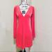 Free People Dresses | Free People Hot Pink Velvet Minidress | Color: Pink | Size: Xs