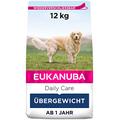 Eukanuba Daily Care Overweight / Sterilised Trockenfutter – Fettarmes Spezialfutter für übergewichtige oder kastrierte Hunde, 12 kg