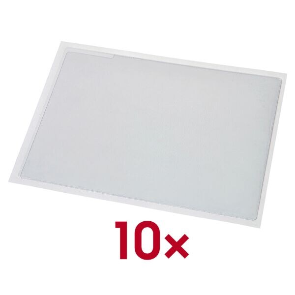 EICHNER 10 Selbstklebetaschen DIN A5 transparent, 15.9x22 cm Image