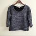 J. Crew Sweaters | J. Crew Sweatshirt 3/4 Sleeve Thick Cozy Knit S | Color: Gray | Size: S