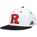 Men's adidas White Rutgers Scarlet Knights On-Field Baseball Fitted Hat