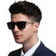 VIVIBEE-Lunettes de soleil polarisées carrées pour hommes et femmes verres miroir bleus