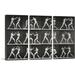 ARTCANVAS Two Men Boxing 1887 by Eadweard Muybridge - Wrapped Canvas Graphic Art Print Multi-Piece Image Metal in Black/Gray | Wayfair