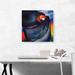 ARTCANVAS Lake George, Coat & Red 1919 by Georgia O-Keeffe - Wrapped Canvas Painting Print Canvas, Wood in Blue | 18 H x 18 W x 1.5 D in | Wayfair