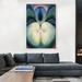 ARTCANVAS Series I White & Blue Flower Shapes 1919 by Georgia O-Keeffe - Wrapped Canvas Painting Print Metal in Blue/Green | Wayfair