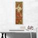 ARTCANVAS Precious Stones Ruby 1900 by Alphonse Mucha - Wrapped Canvas Panoramic Painting Print Canvas, in White | 36 H x 12 W x 0.75 D in | Wayfair