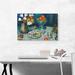 ARTCANVAS Still Life the Dessert 1901 by Pablo Picasso - Wrapped Canvas Painting Print Metal in Green/Orange | 26 H x 40 W x 0.75 D in | Wayfair