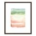 Joss & Main Skye I - Picture Frame Print on Paper in Green/Pink | 25.5 H x 21.5 W x 0.75 D in | Wayfair 41703-01