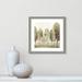 Casa Fine Arts Silent Fall I - Picture Frame Print on Paper in Green | 18.25 H x 18.25 W x 0.88 D in | Wayfair 41640-01