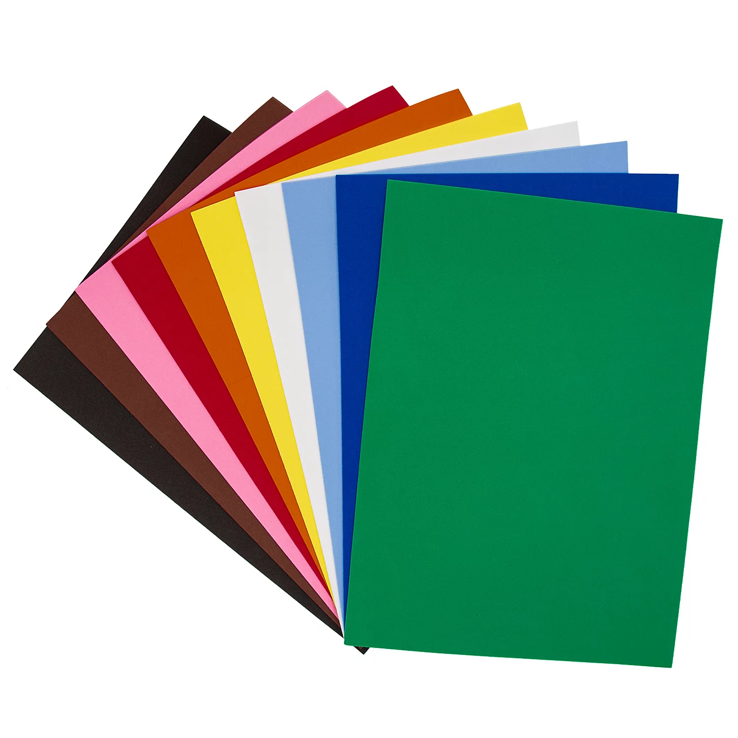 buttinette Moosgummi, bunt, 29 x 40 cm, 10 Bogen