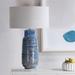 Brayden Studio® Adalbero 32" Table Lamp Linen in Blue | 31.5 H x 19 W x 19 D in | Wayfair DAD3744B869E4DC89C1274EAD9006B02