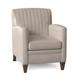 Club Chair - Bradington-Young Barnabus 27.5" Wide Club Chair Genuine Leather/Fabric in Gray | 36 H x 27.5 W x 35 D in | Wayfair 406-25-921500-91-CO