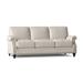 Bradington-Young West 82" Genuine Leather Rolled Arm Sofa Genuine Leather in Gray | 36 H x 82 W x 38 D in | Wayfair 759-95-915300-01-TU-ST-#9FN