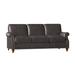 Bradington-Young West 82" Genuine Leather Rolled Arm Sofa Genuine Leather in Brown | 36 H x 82 W x 38 D in | Wayfair 759-95-901200-99-TU-NC-#9GM