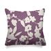 ULLI HOME Outdoor Square Pillow Cover & Insert Polyester/Polyfill blend in Indigo | 18 H x 18 W x 4.3 D in | Wayfair Vera_Purple_18x18