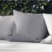 Foundry Select Pelletier Sweater Outdoor Square Pillow Cover & Insert Eco-Fill/Polyester in White | 18 H x 18 W x 4 D in | Wayfair