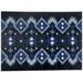 Blue/Navy Rectangle 3' x 5' Kitchen Mat - Dakota Fields Jay Kitchen Mat 0.08 x 36.0 W in white/blackSynthetics | Wayfair