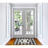 Gracie Oaks Nathon Indoor Door Mat Synthetics in White | 36" W x 60" L | Wayfair 717FD92BE9A7474C95C3064259141038