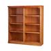 Red Barrel Studio® Georgietta 48" W Standard Bookcase Wood in Brown | 48 H x 48 W x 13 D in | Wayfair 76BA2048B04C4C098CA9154ABC999747