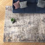 Gray 106 x 2 in Area Rug - Mercury Row® Benziger Abstract/Blue Area Rug Polypropylene | 106 W x 2 D in | Wayfair E81DF8198552476C924CD977D5CCB459