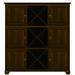 Rosalind Wheeler Otega China Cabinet Wood in Black | 78 H x 73.5 W x 17 D in | Wayfair FBB4A5541A5F40DC98A1EA7758635DE7