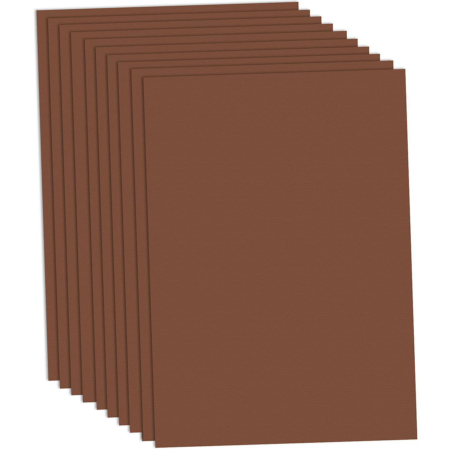 Papier carton, marron, 50 x 70 cm, 10 feuilles