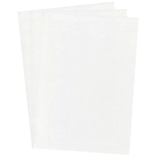 Carton nacré, blanc, 21 x 29,7 cm, 10 feuilles