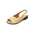 Extra Wide Width Women's The Mary Sling by Comfortview in Yellow (Size 9 1/2 WW)