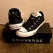 Converse Shoes | Converse Maddison Chuck Taylors With Silver | Color: Black/Silver | Size: 6