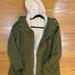 Zara Jackets & Coats | Green Zara Jacket/Vest | Color: Green/White | Size: M