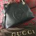 Gucci Bags | Authentic Gucci Shoulder Bag | Color: Black | Size: H 10” X L 15” Bottom Width 5”