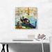 ARTCANVAS The Grand Canal Venice 1881 by Pierre-Auguste Renoir - Wrapped Canvas Painting Print Canvas in Blue/Brown | 18 H x 18 W x 1.5 D in | Wayfair