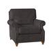 Club Chair - Bradington-Young West Haven 37" Wide Club Chair Genuine Leather/Fabric in Brown | 36 H x 37 W x 38 D in | Wayfair