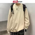 LAPPSTER hommes japonais Streetwear lettre imprimer sweats à capuche 2019 surdimensionné pull hommes