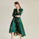 Robe à queue d'hirondelle pour femme tenue de soirée élégante en Jacquard vêtements inspirés des